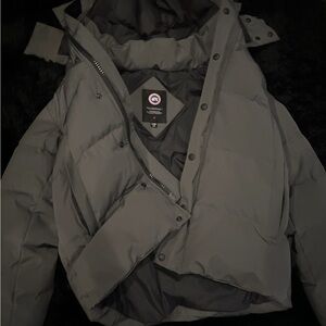 Canada Goose Gray Puffer Jacket